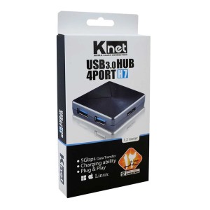 هاب 4‌ پورت USB3.0 کی نت مدل H7